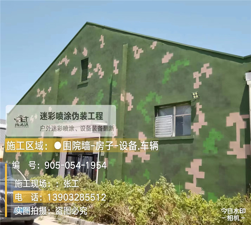 呼伦贝尔外墙数码迷彩漆施工报价清单(100㎡标准墙面测算)